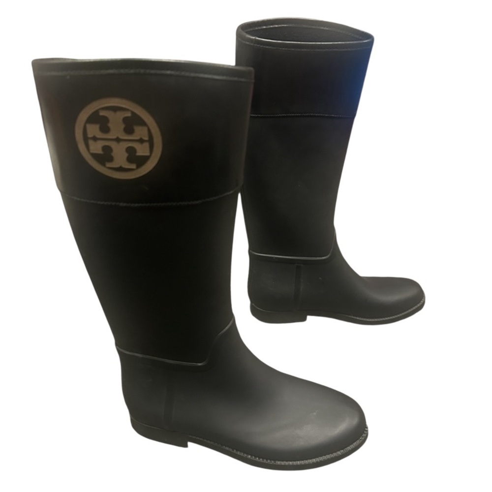 Tory Burch Black Tall Boots